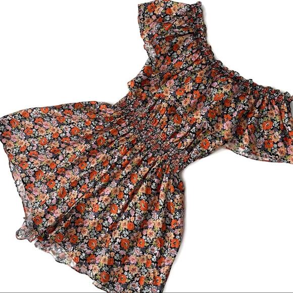 Rebecca Taylor Off Shoulder Moonlight Romper Size 10 NWOT - Picture 8 of 12